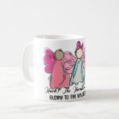 Niedlich Coquette WeihnachtsAngels Kaffeetasse (Vorderseite Links)