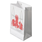 Niedlich Coral Bunnies - Ostereierjagd Kleine Geschenktüte (Vorderseite Schrägansicht)