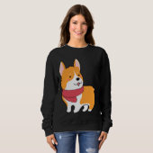 Niedlich Corgi 527 Sweatshirt (Vorne ganz)