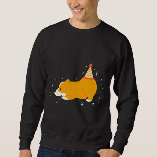Niedlich Corgi 546 Sweatshirt (Vorderseite)