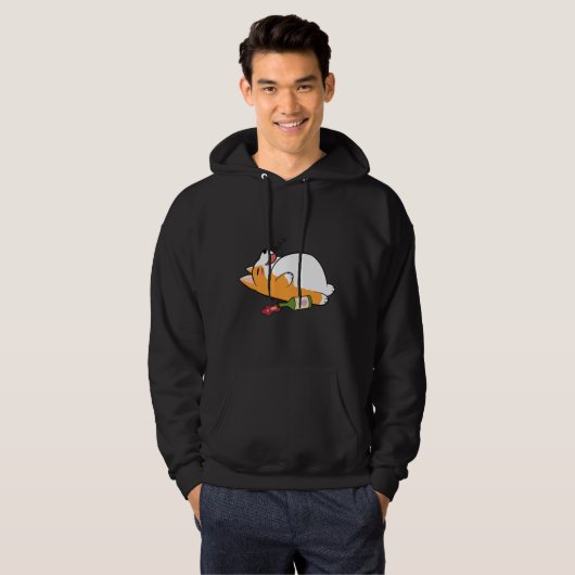 Niedlich Corgi 732 Hoodie (Vorne ganz)