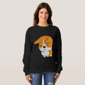 Niedlich Corgi 733 Sweatshirt (Vorne ganz)