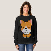 Niedlich Corgi 740 Sweatshirt (Vorne ganz)