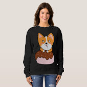 Niedlich Corgi 742 Sweatshirt (Vorne ganz)