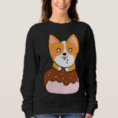Niedlich Corgi 742 Sweatshirt (Vorderseite)