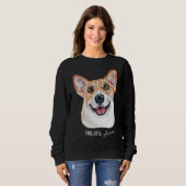 Niedlich Corgi 807 Sweatshirt (Vorne ganz)