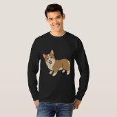 Niedlich Corgi 893 T-Shirt (Vorne ganz)