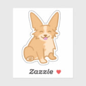 Niedlich Corgi Aufkleber (Blatt)