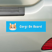 Niedlich Corgi Autoaufkleber (Auf Auto)
