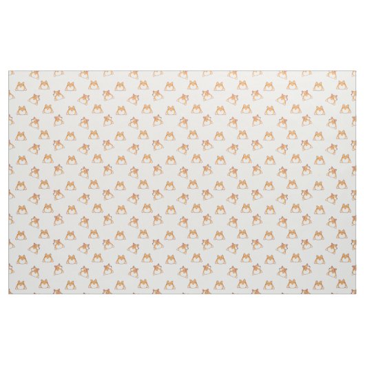 Niedlich Corgi Behinds Pattern Stoff (Fat Quarter (45,7 x 55,9 cm))