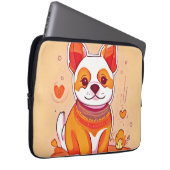 Niedlich Corgi Cartoon Laptopschutzhülle (Vorne Rechts)
