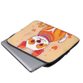 Niedlich Corgi Cartoon Laptopschutzhülle (Vorne Knopf)
