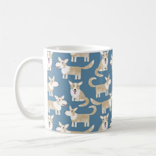 Niedlich Corgi Dog Kaffeetasse (Links)