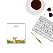 Niedlich Corgi Dog Personalisiert Notizblock