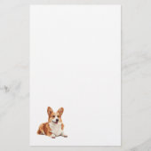 Niedlich Corgi Dog Stationery Briefpapier (Vorderseite)