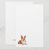 Niedlich Corgi Dog Stationery Briefpapier (Vorne/Hinten)