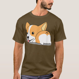 Niedlich Corgi Funny Corgi Dog Art T-Shirt