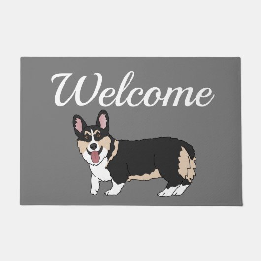 Niedlich Corgi Fußmatte (Vorderseite)