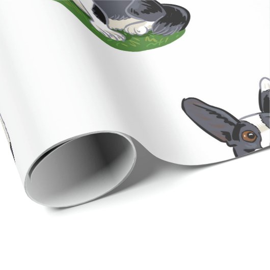 Niedlich Corgi Geschenkpapier (Rolleneckpunkt)