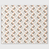 Niedlich Corgi Geschenkpapier (Flach)