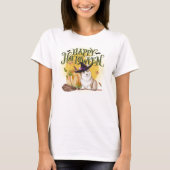Niedlich Corgi Halloween T-Shirt (Vorderseite)