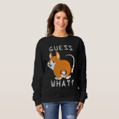 Niedlich Corgi Hintern Essential Sweatshirt (Vorne ganz)