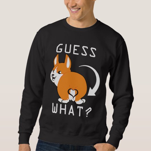 Niedlich Corgi Hintern Essential Sweatshirt (Vorderseite)