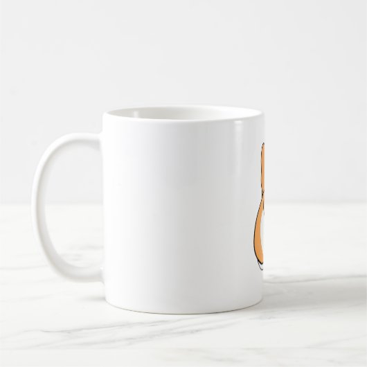Niedlich Corgi Hintern Tasse (Links)