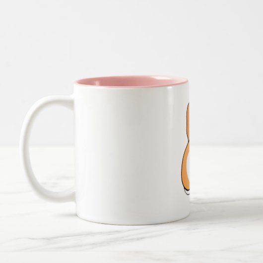 Niedlich Corgi Hintern Tasse - 2 Tone (Links)