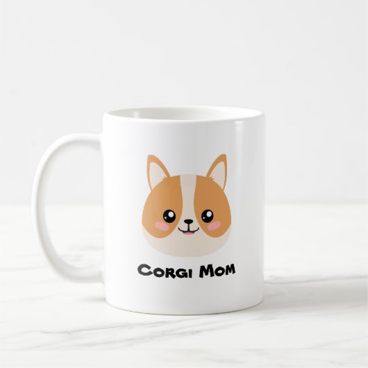 Niedlich Corgi Kaffeetasse (Links)