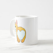 Niedlich Corgi Liebe Hintern Kaffeetasse (Vorderseite Links)