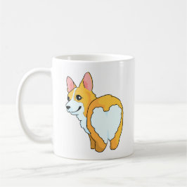 Niedlich Corgi Liebe Hintern Kaffeetasse
