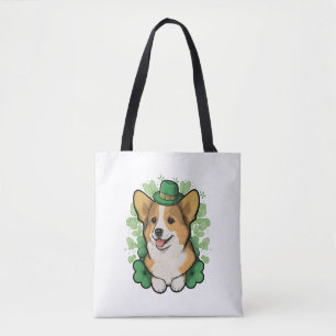 Niedlich Corgi Lover Kleeblatt Happy St Patricks D Tasche