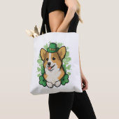 Niedlich Corgi Lover Kleeblatt Happy St Patricks D Tasche (Von Nahem)