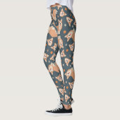 Niedlich Corgi Muster Leggings (Links)