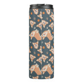 Niedlich Corgi Muster Thermosbecher (Rückseite)