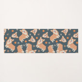 Niedlich Corgi Muster Yogamatte (Rückseite (Horizontal))