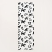 Niedlich Corgi Muster Yogamatte (Rückseite)