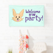 Niedlich Corgi Party Banner (Insitu)