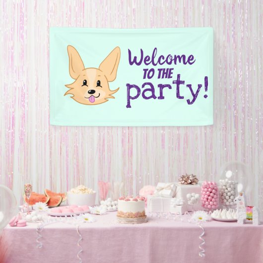 Niedlich Corgi Party Banner (Party)