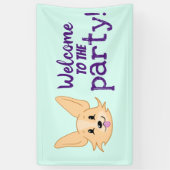 Niedlich Corgi Party Banner (Vertikal)