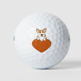 Niedlich Corgi Puppy Dog Golfball