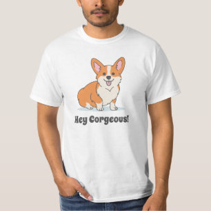 Niedlich Corgi Puppy Doodle - Hey Corgeous T-Shirt