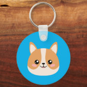 Niedlich Corgi Schlüsselanhänger (Vorderseite)