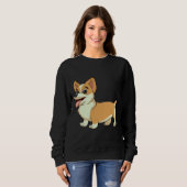 Niedlich Corgi Sweatshirt (Vorne ganz)