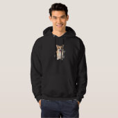 Niedlich Corgi Torn Cloth Corgi Dog Eigentümer Wel Hoodie (Vorne ganz)