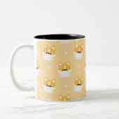 Niedlich Corgi Zweifarbige Tasse (Links)
