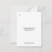 Niedlich Corny Phantastisch Pun Funny Kids Valenti Mitteilungskarte (Rückseite)