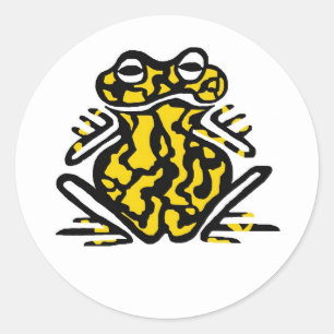 Niedlich Corroboree FROG - Amphibien - Australien Runder Aufkleber