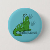 Niedlich Corythosaurus Button (Vorderseite)